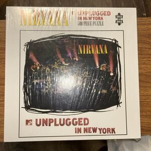 Nirvana Unplugged in New York 500 piece jigsaw puzzle 390mm x 390mm